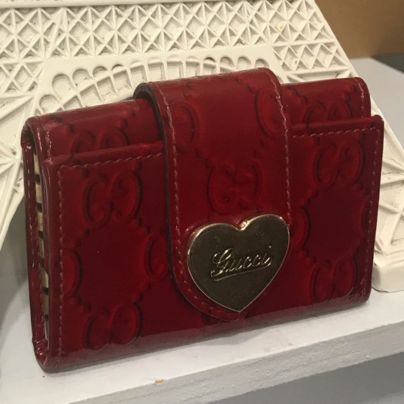 Authentic GUCCI Shima GG Logo Patent 6 Key Case - Picture 2 of 15